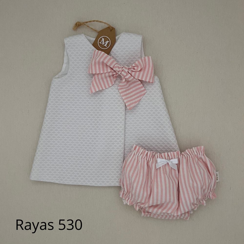 Conjunto Vestido Básico con Lazo