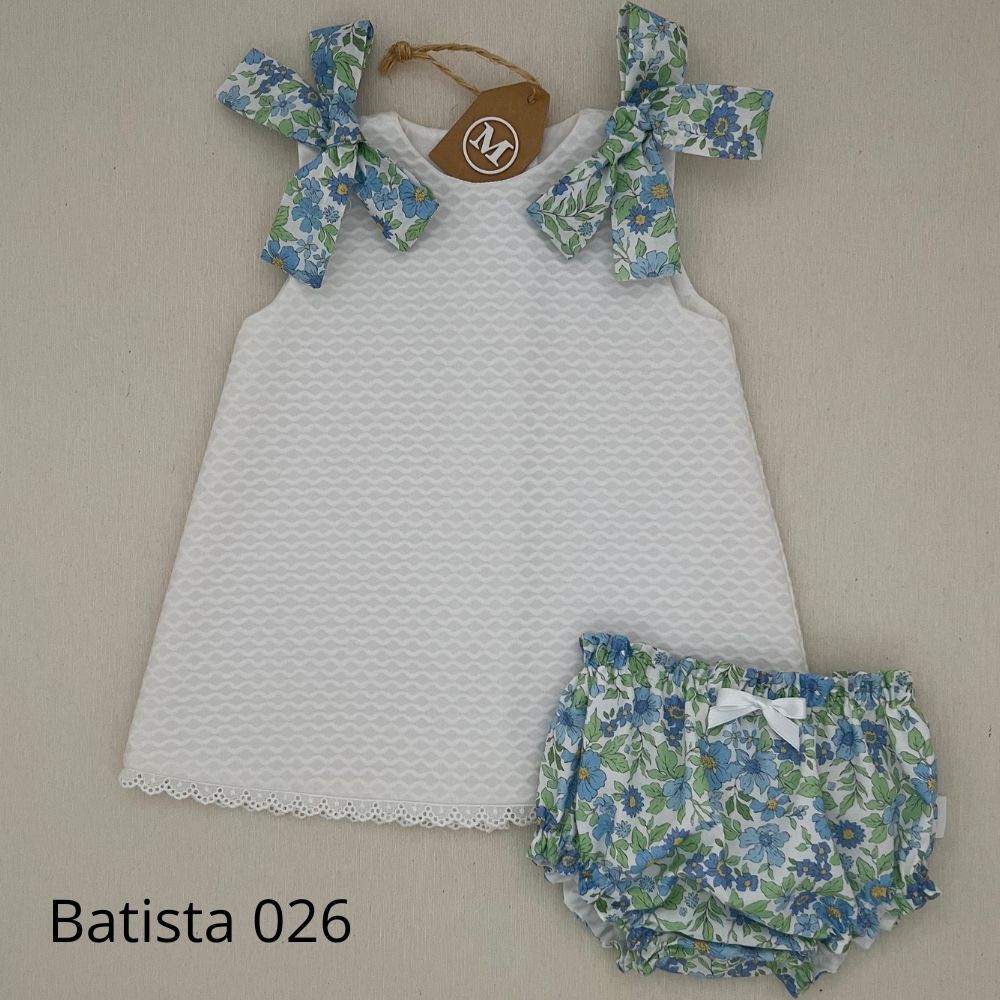 Conjunto Vestido de Piqué con Lazos