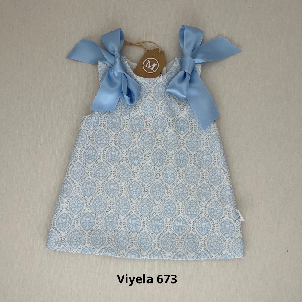 Vestido Trapecio con Lazos