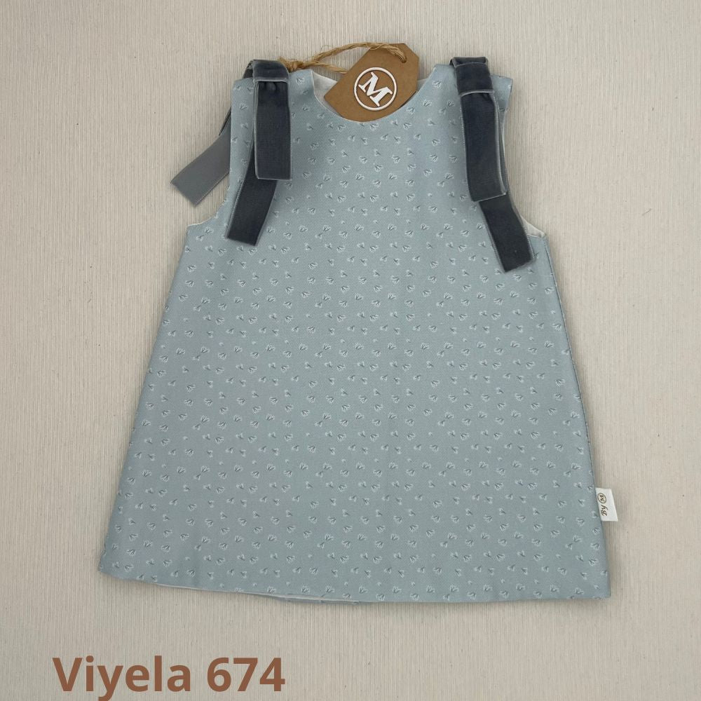 Vestido Trapecio con Lazos