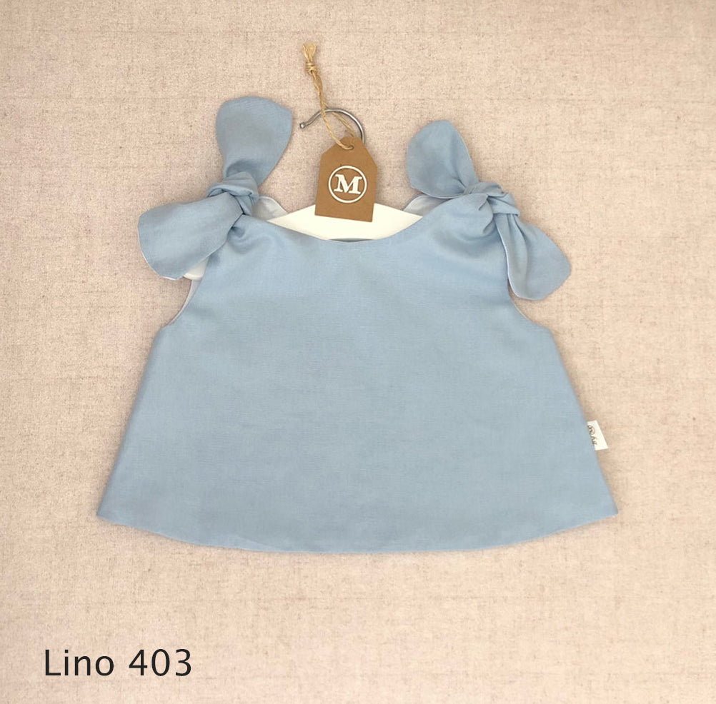 Blusa Corta de Lazos