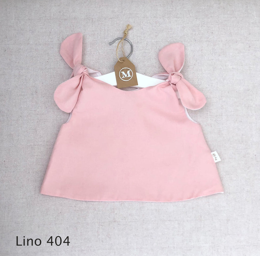 Blusa Corta de Lazos