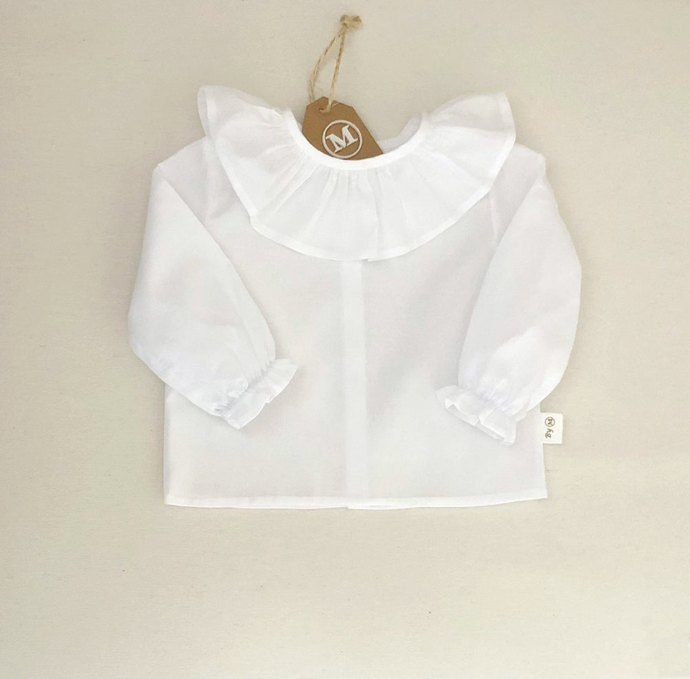 Camisa de batista blanca