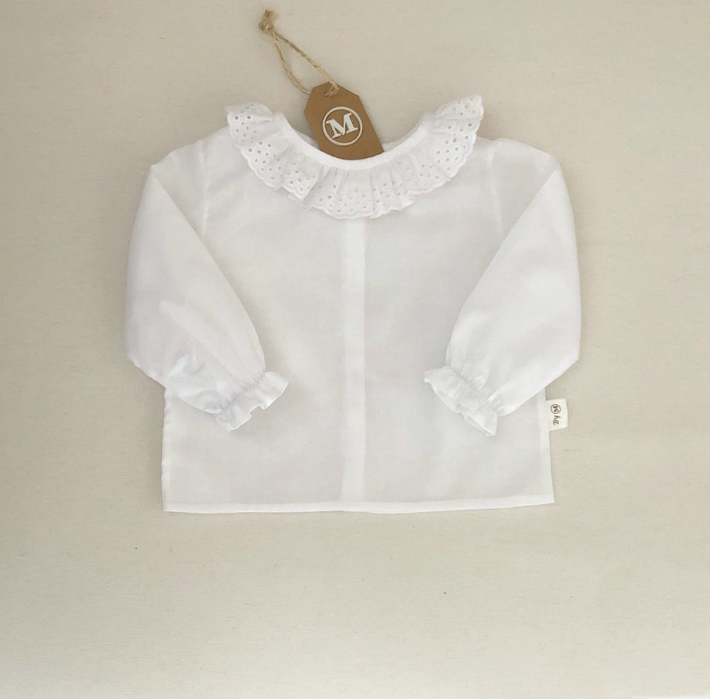 Camisa de batista blanca