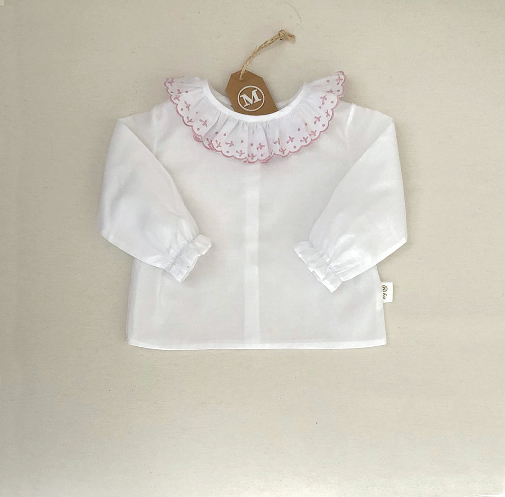 Camisa de batista blanca