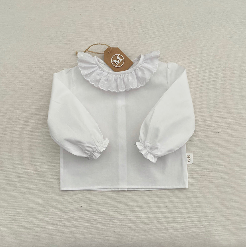 Camisa de batista blanca