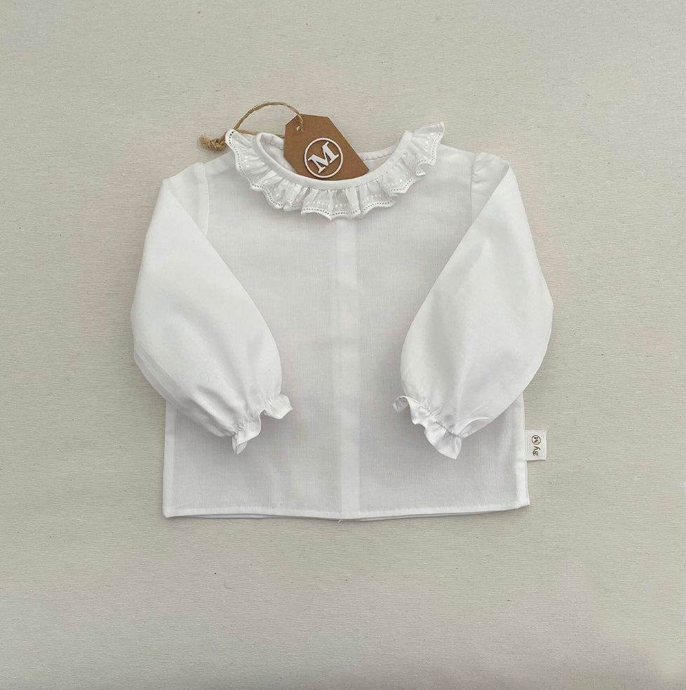 Camisa de batista blanca
