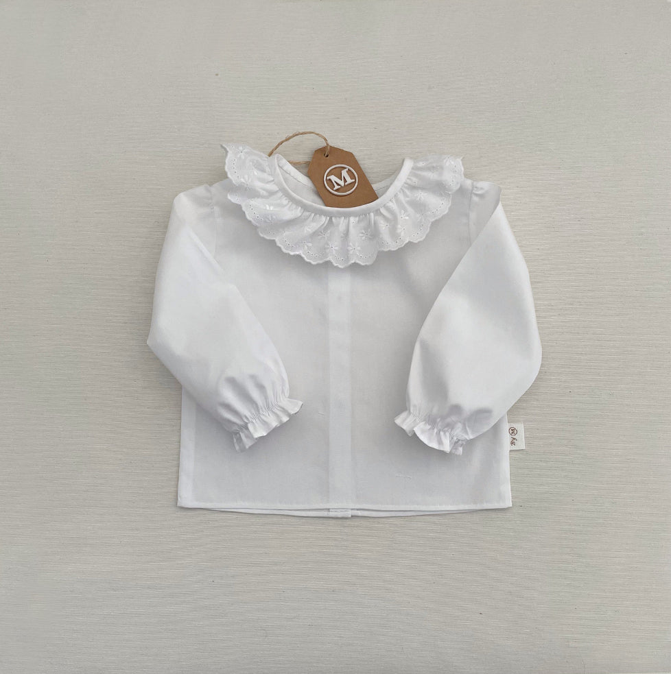 Camisa de batista blanca