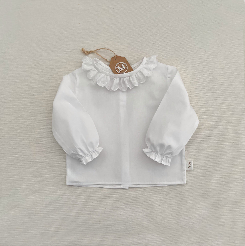 Camisa de batista blanca