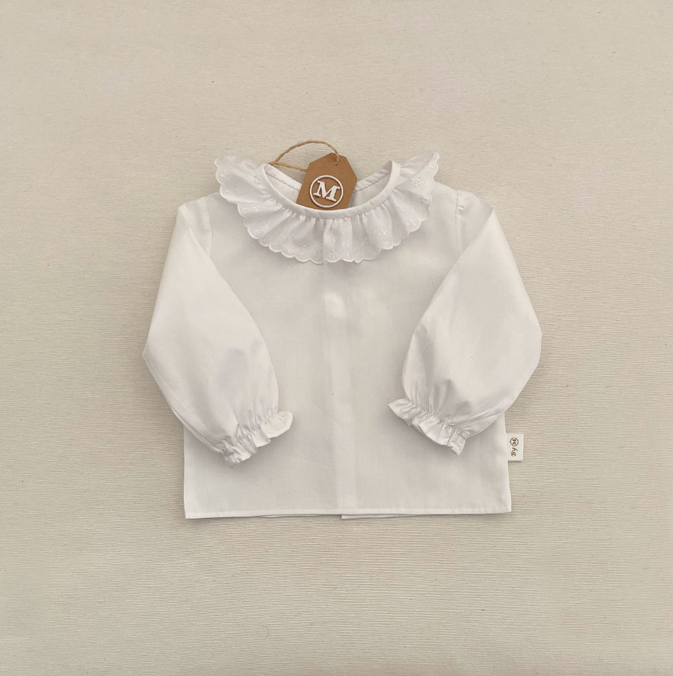 Camisa de batista blanca