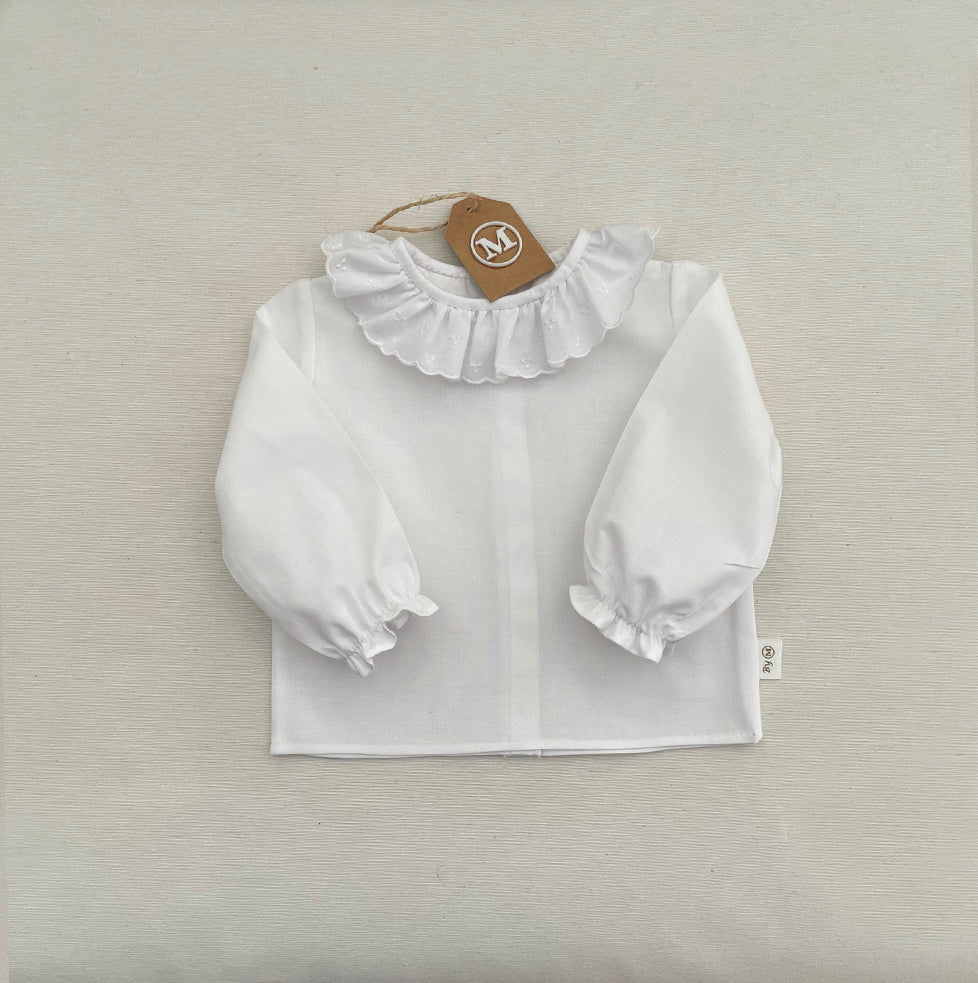Camisa de batista blanca