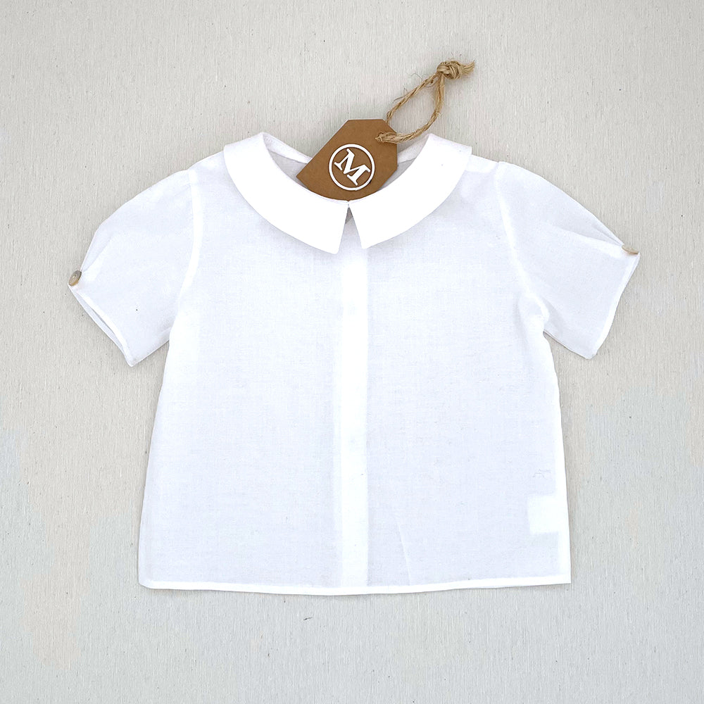 Camisa de batista blanca