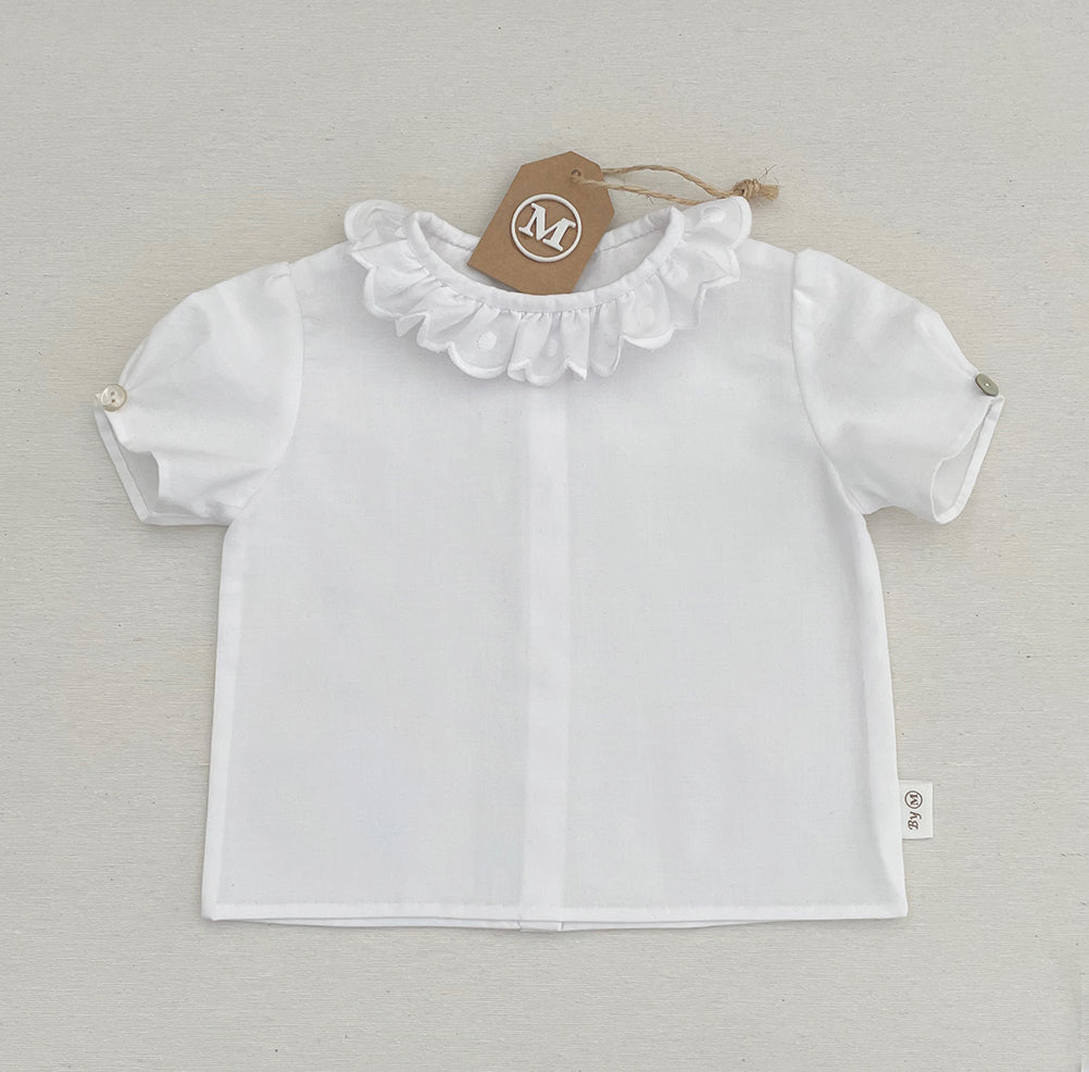 Camisa de batista blanca
