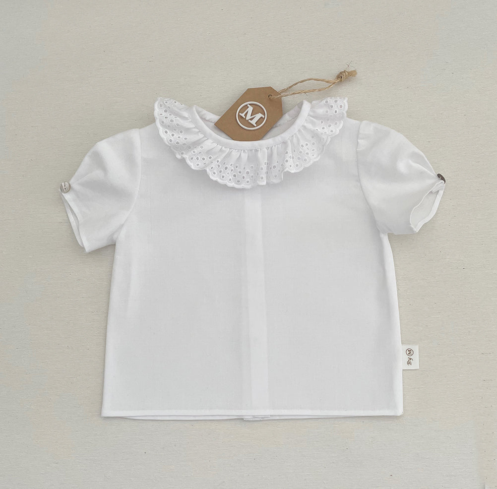 Camisa de batista blanca