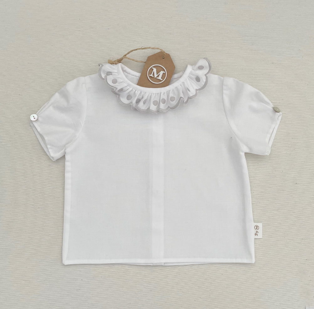 Camisa de batista blanca
