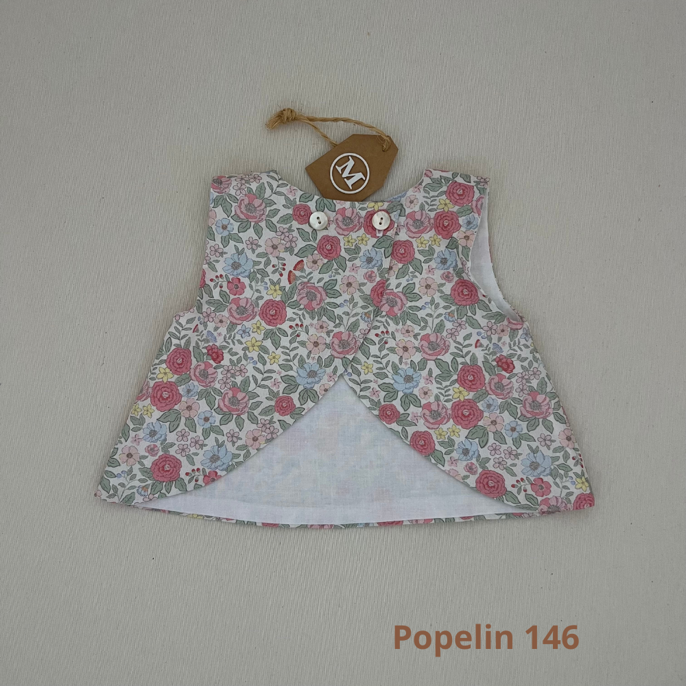 Blusa Corta de Espalda Mariposa