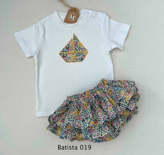 Conjunto de camiseta con dibujo