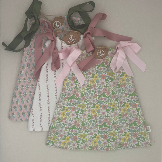 Vestido Trapecio con Lazos Primavera_Verano