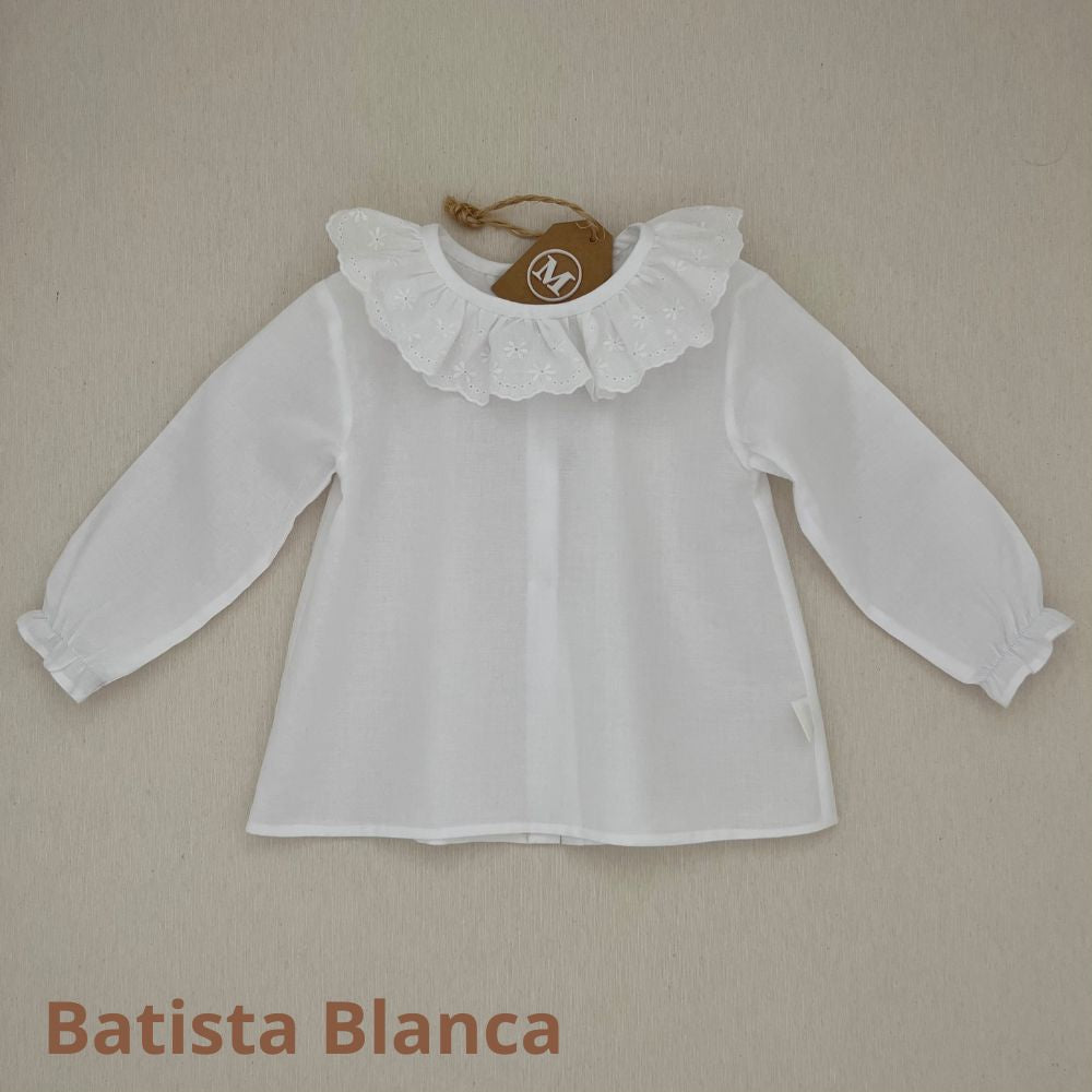Camisa de batista blanca