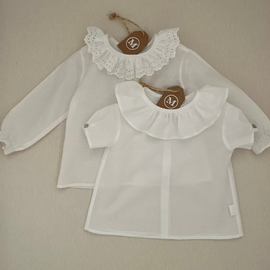 Camisa de batista blanca