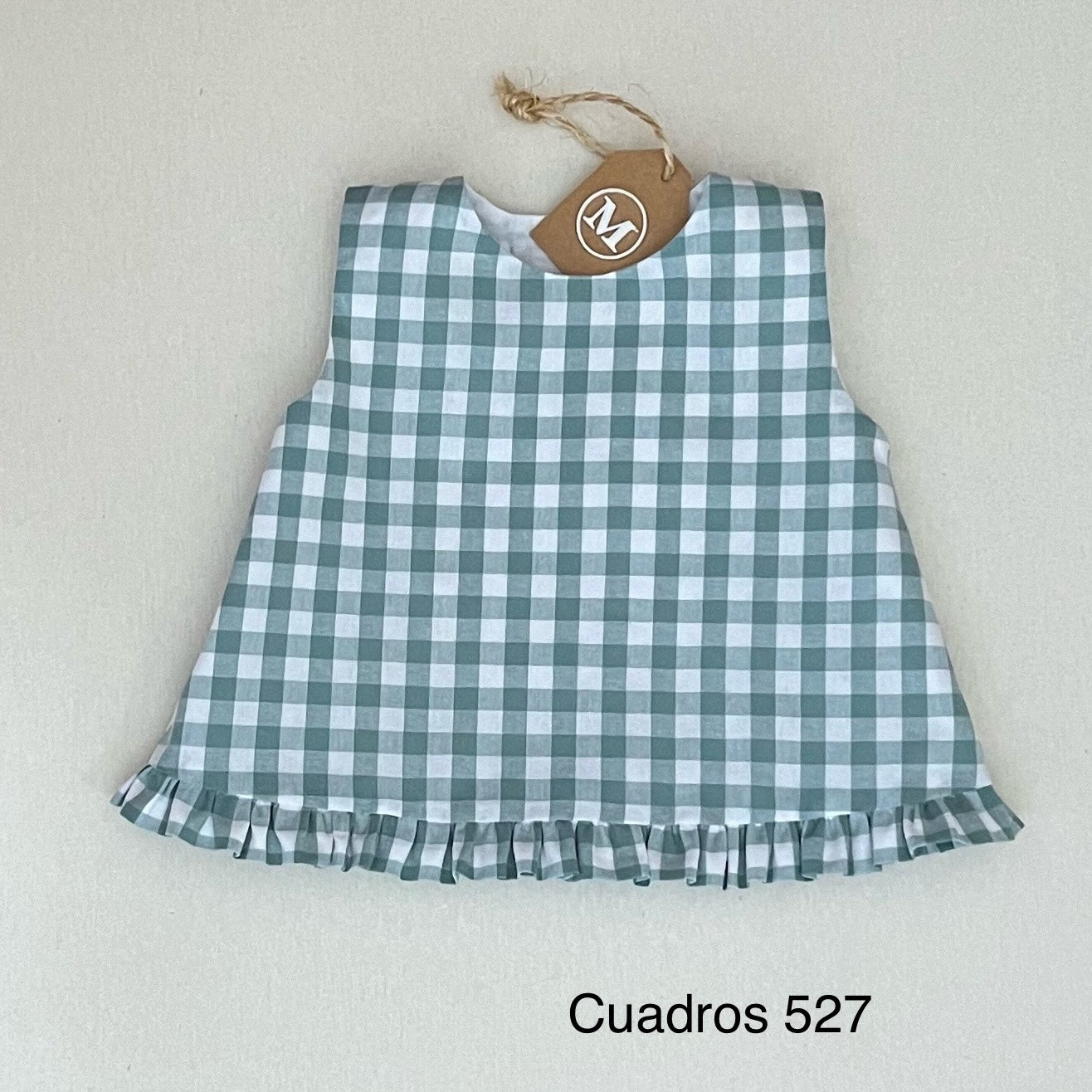 Blusa corta de volante