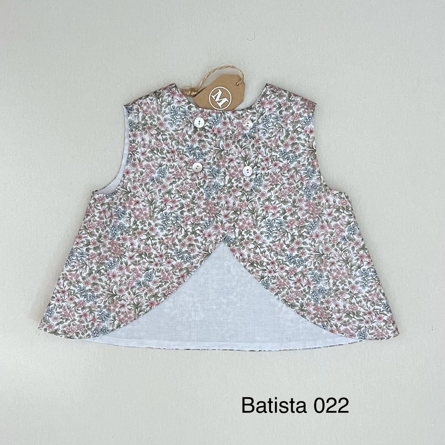 Blusa corta de espalda mariposa