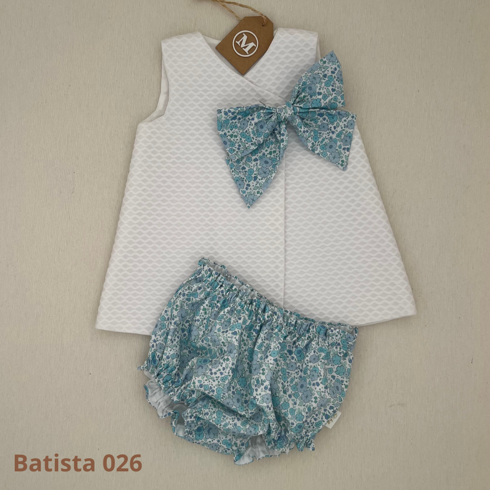 Conjunto Vestido Básico con Lazo