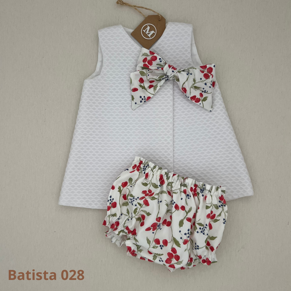 Conjunto Vestido Básico con Lazo