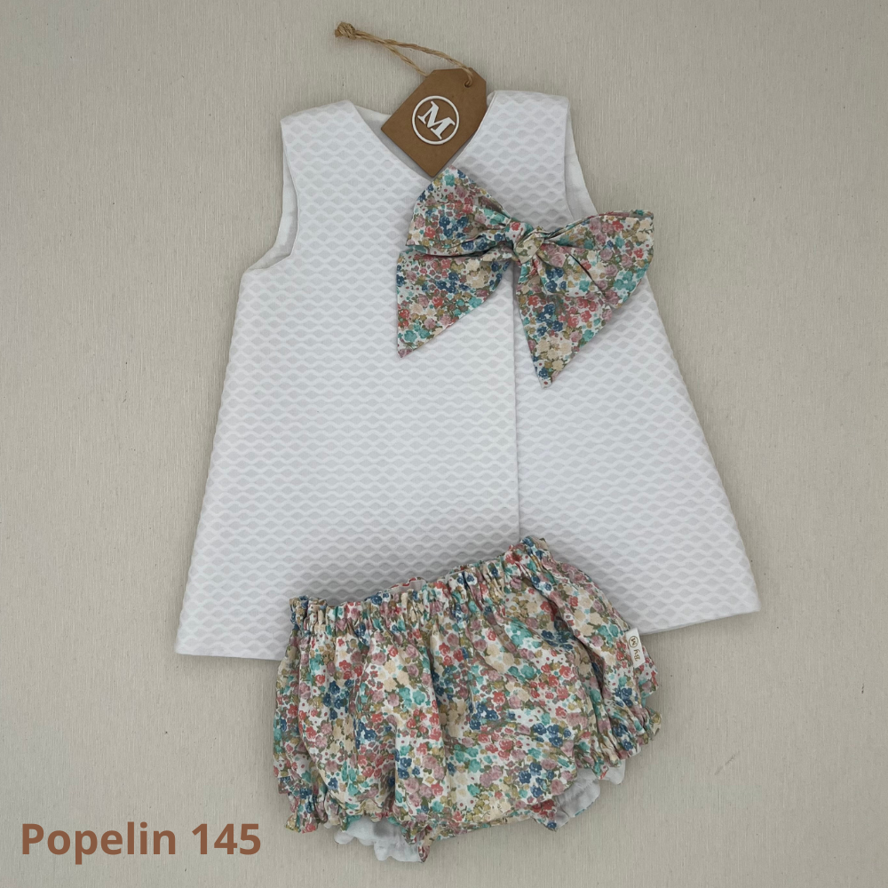 Conjunto Vestido Básico con Lazo