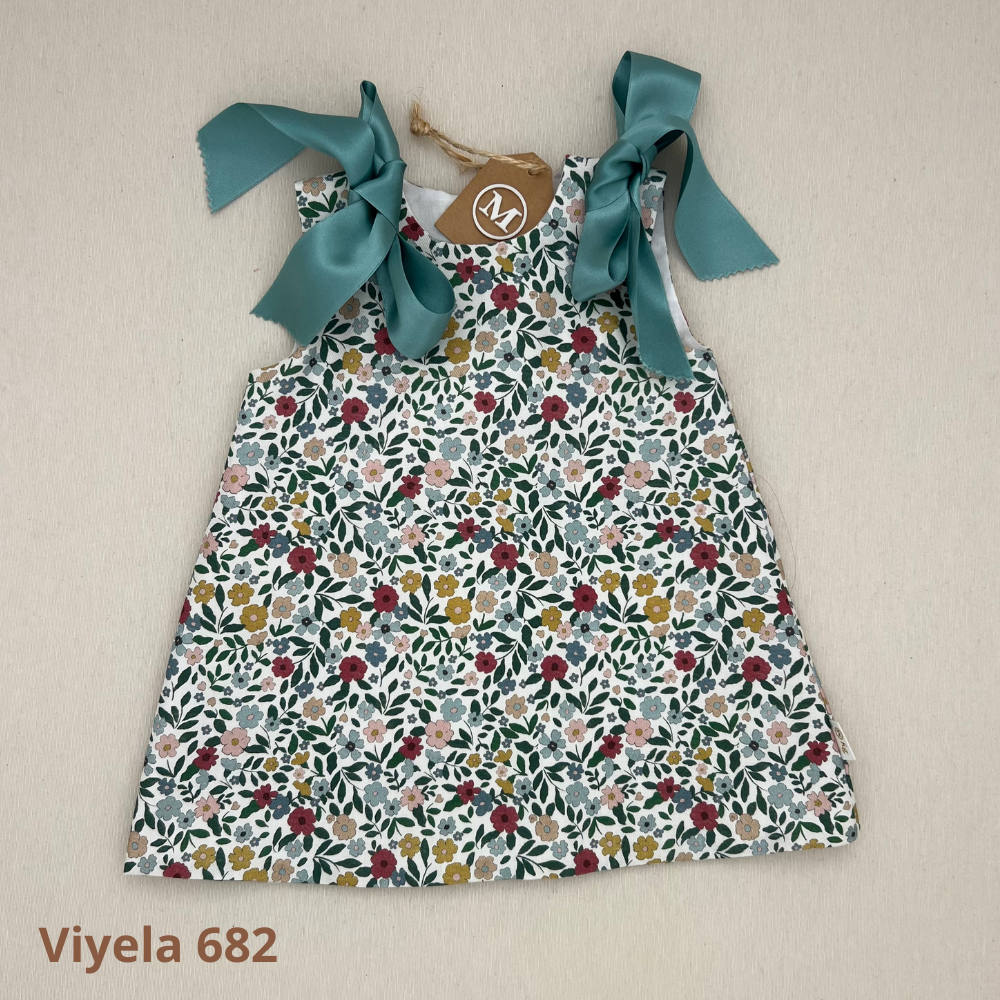 Vestido Trapecio con Lazos OI