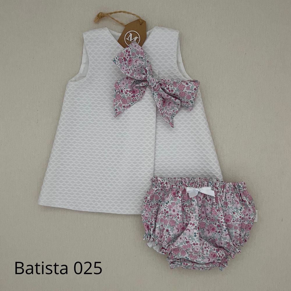 Conjunto Vestido básico con lazo