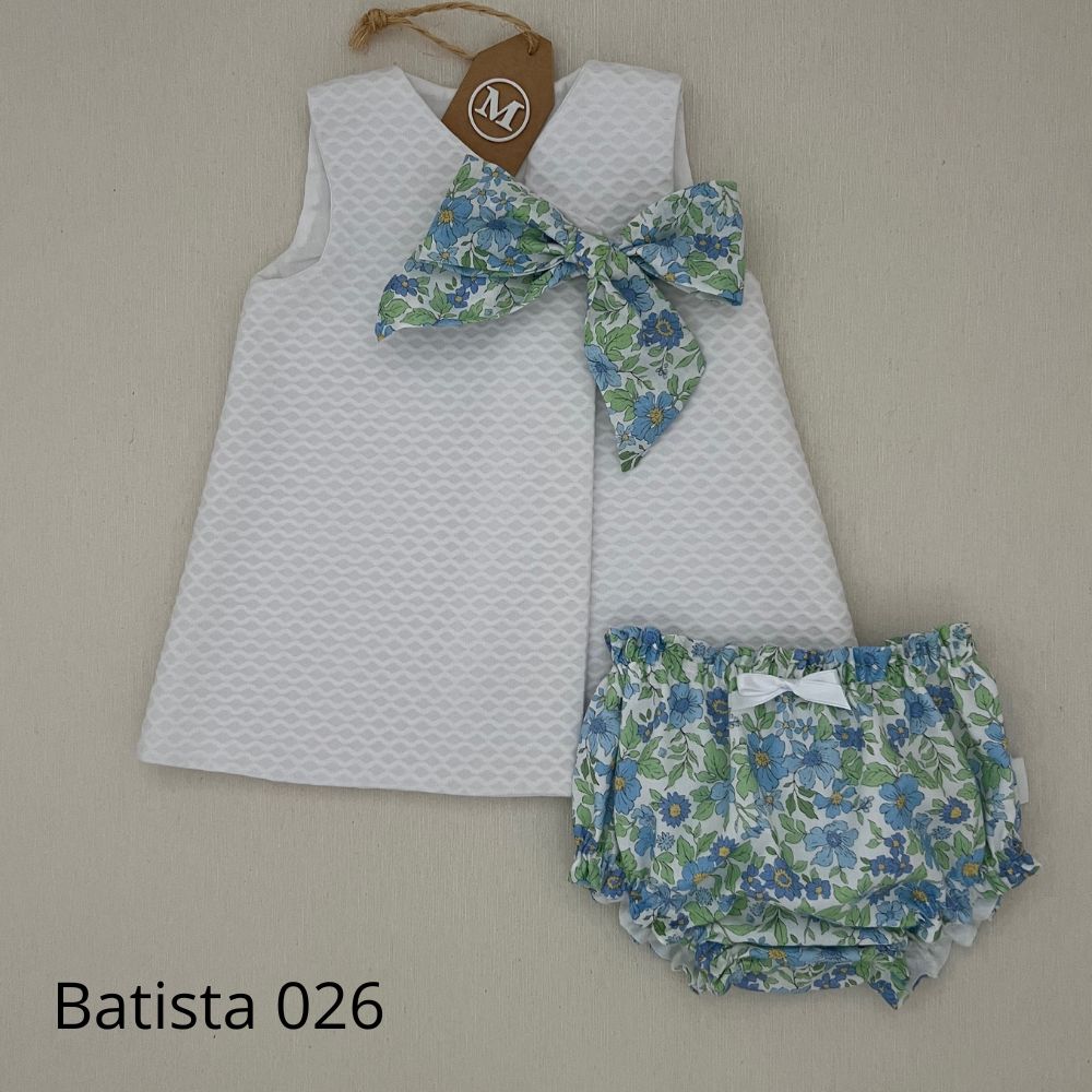 Conjunto Vestido básico con lazo