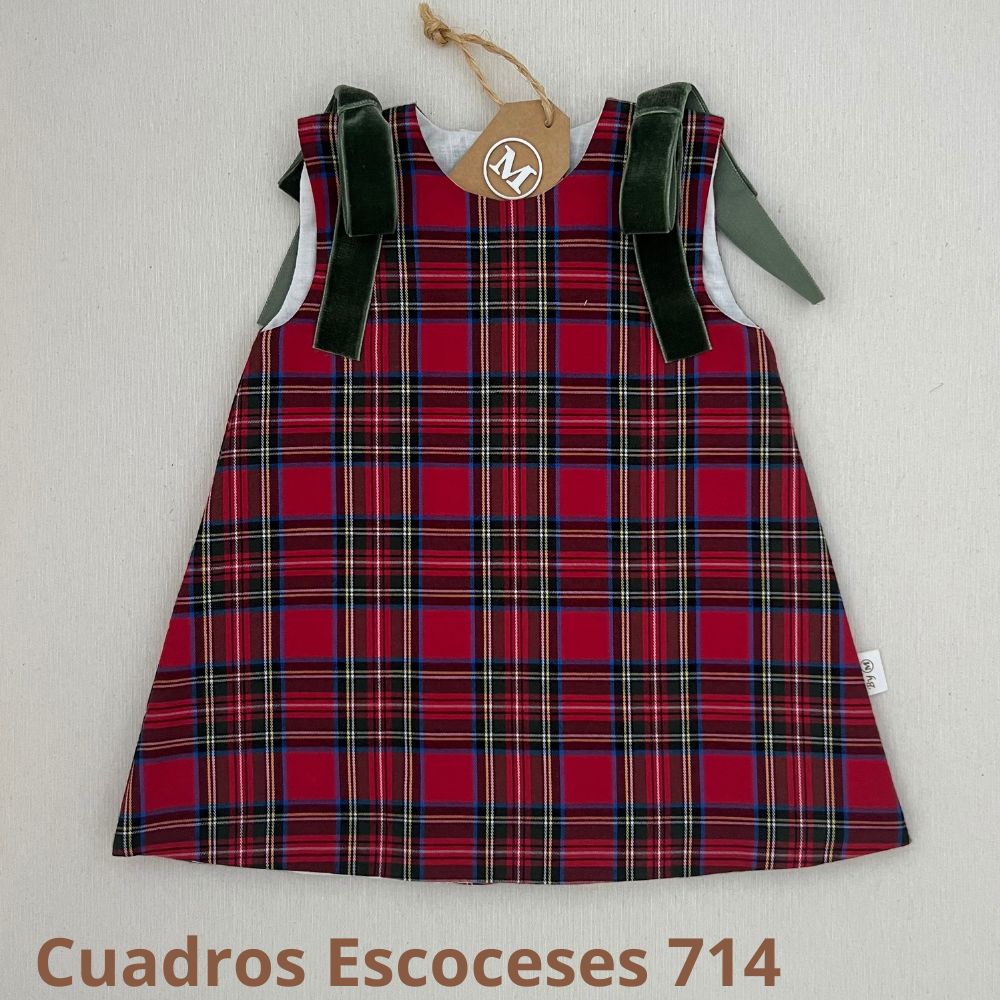 Vestido Trapecio con Lazos