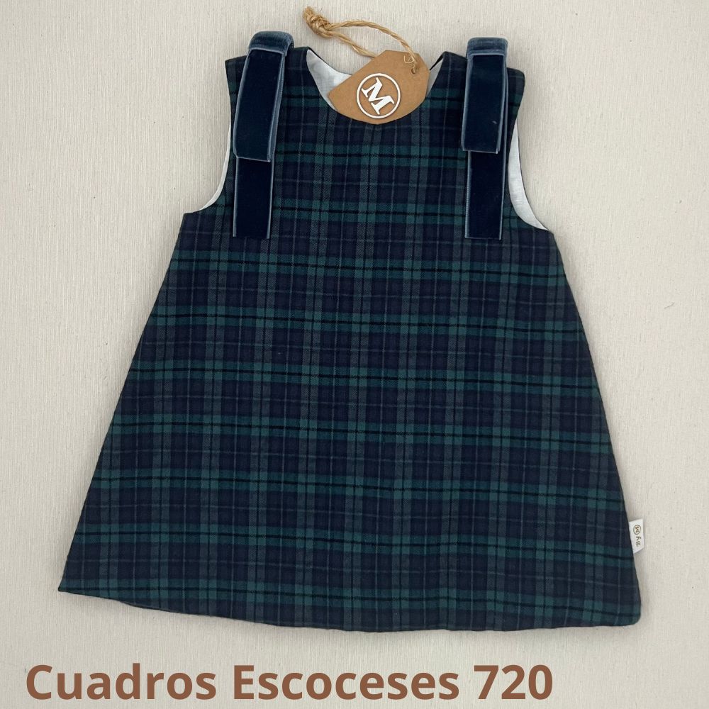 Vestido Trapecio con Lazos
