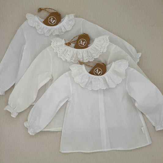 Camisa de batista blanca
