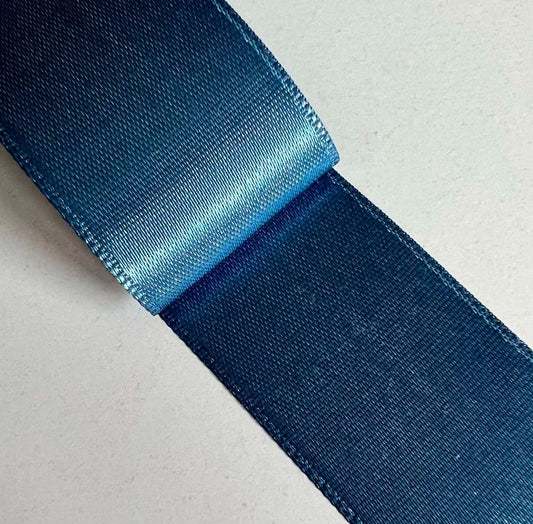 Lazo R9 Raso Azul Empolvado