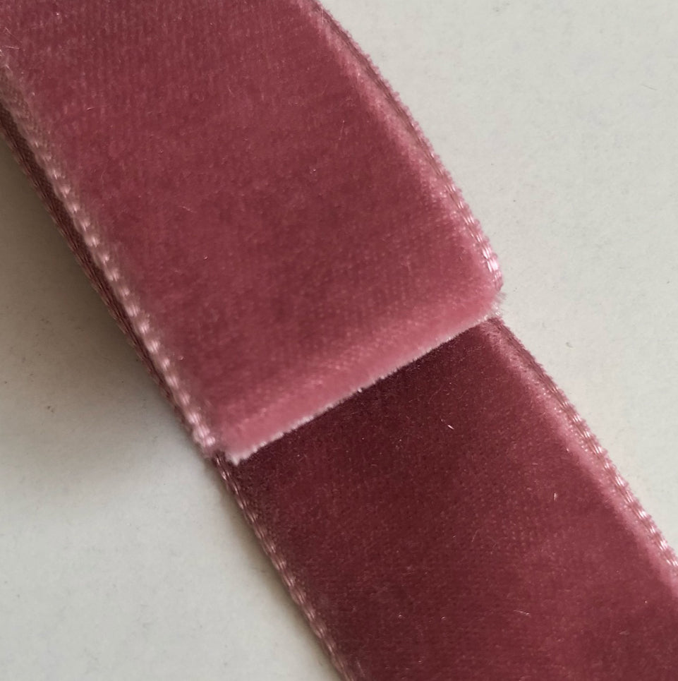 Lazo T5 Terciopelo Rosa