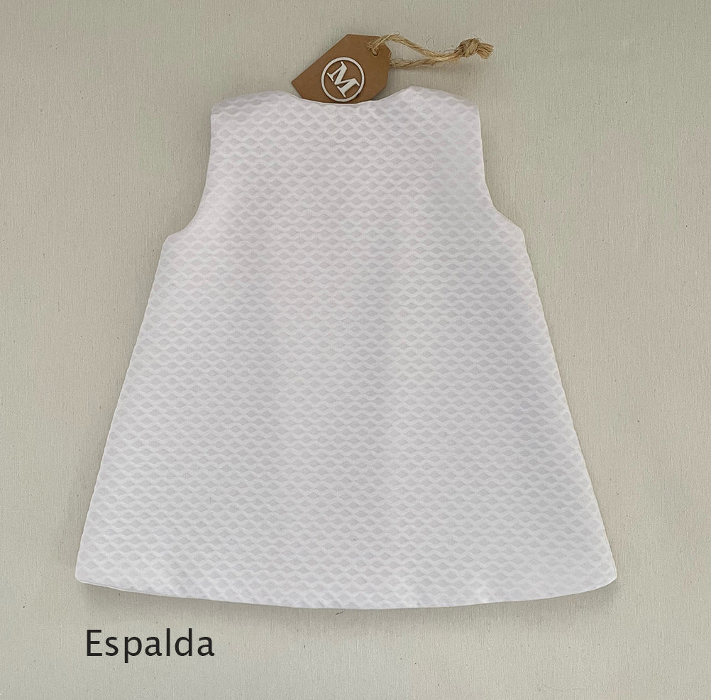 Conjunto Vestido básico con lazo